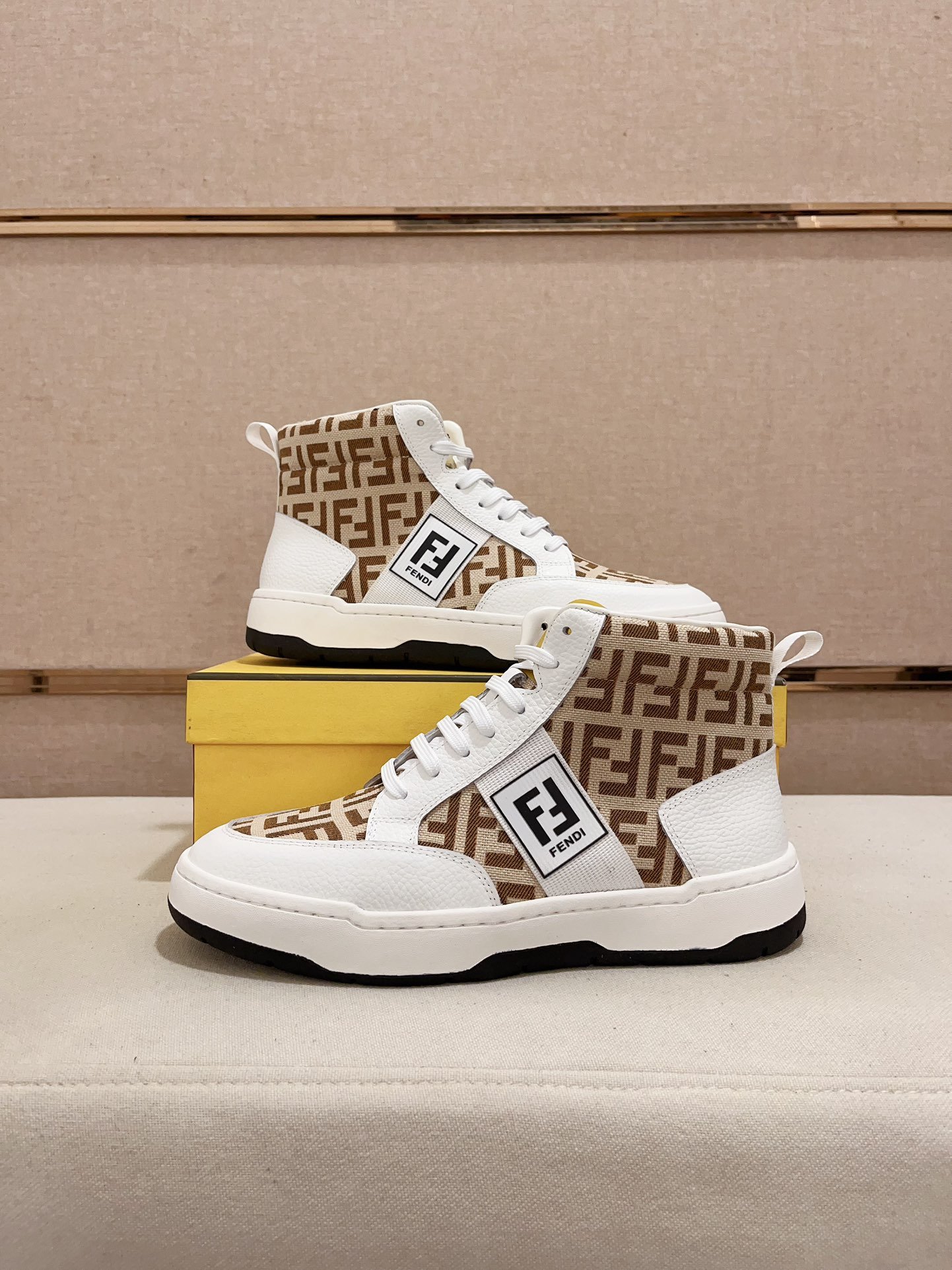 F-High top casual shoes-3419