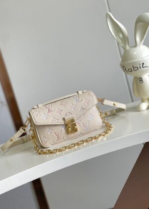 L-White gradient messenger bag-1304