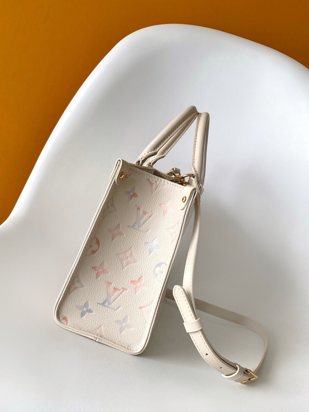 L-Top-quality white gradient tote bag-1305 - Image 2