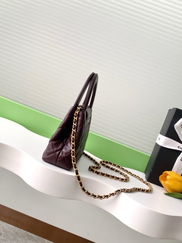 C-Top-quality sheepskin Kelly bag-1306 - Image 7