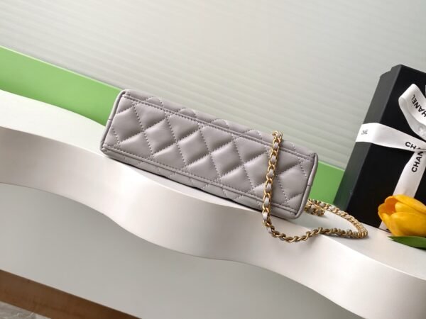 C-Top-quality sheepskin Kelly bag-1306 - Image 12