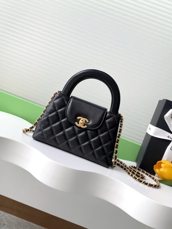 C-Top-quality sheepskin Kelly bag-1306 - Image 14