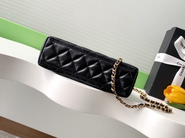 C-Top-quality sheepskin Kelly bag-1306 - Image 16