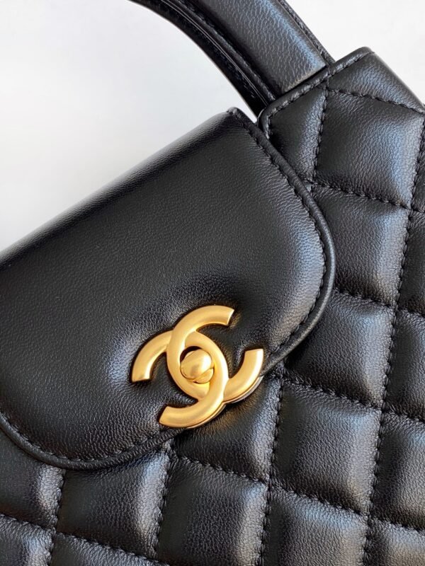 C-Top-quality sheepskin Kelly bag-1306 - Image 17