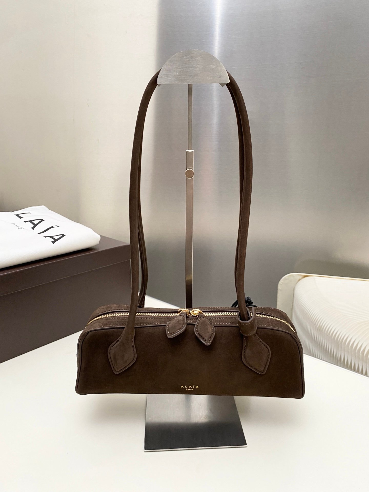 Alaia-Retro baguette bag-1317