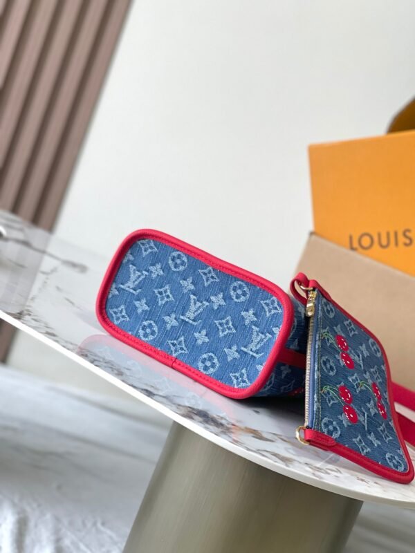 A-L-Top-quality embroidered cherry bag-1318 - Image 3