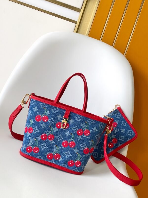A-L-Top-quality embroidered cherry bag-1318