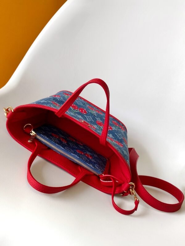 A-L-Top-quality embroidered cherry bag-1318 - Image 7