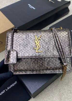 YSL-Snake skin bag-1319