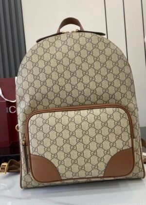 G-New Men's Letter Backpack-1373