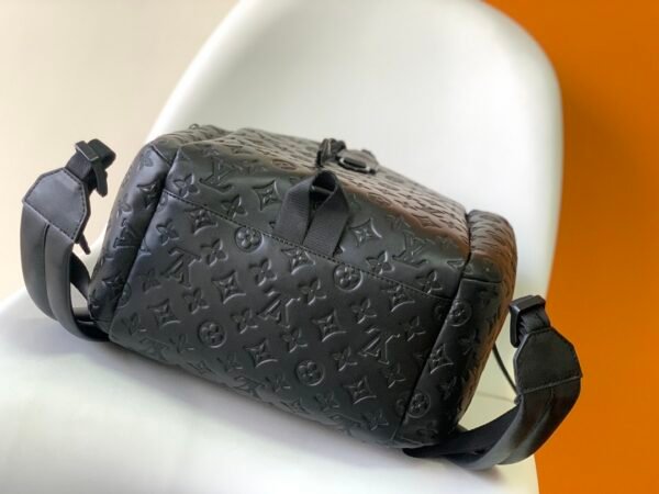 L-New Full-Leather Embossed Backpack-1376 - Image 4