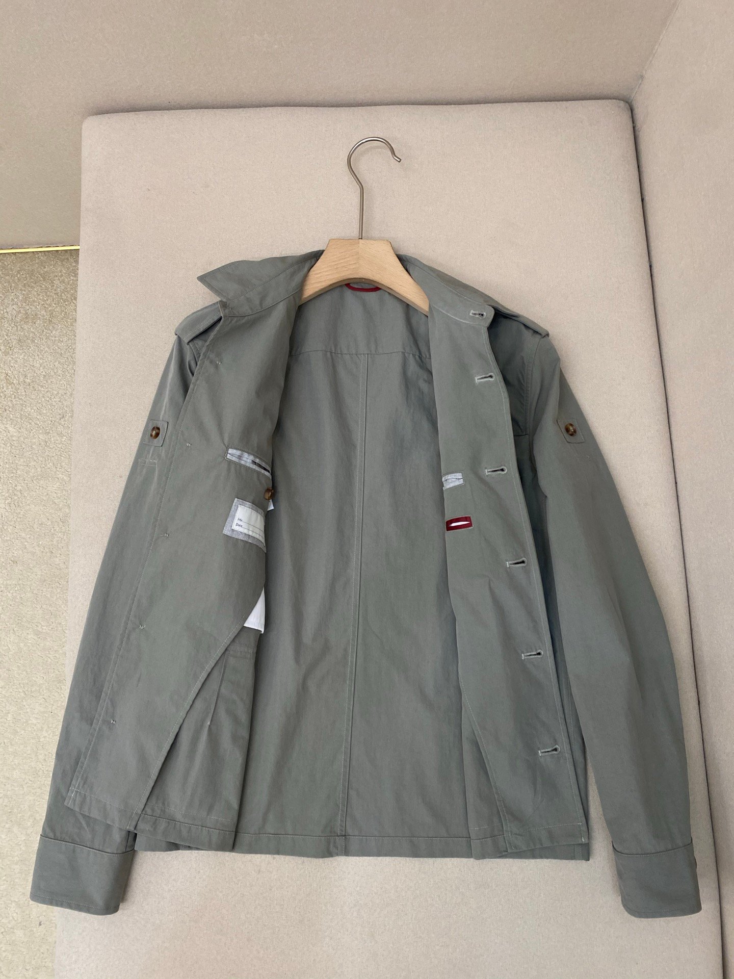 BB-New autumn and winter bird pattern gabardine jacket-2400 - Image 2