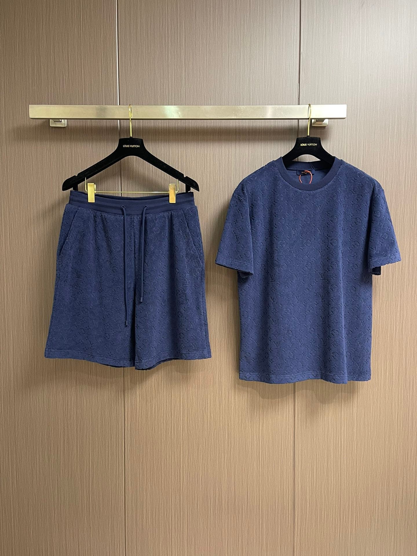 L-Embossed terry cloth set-2406