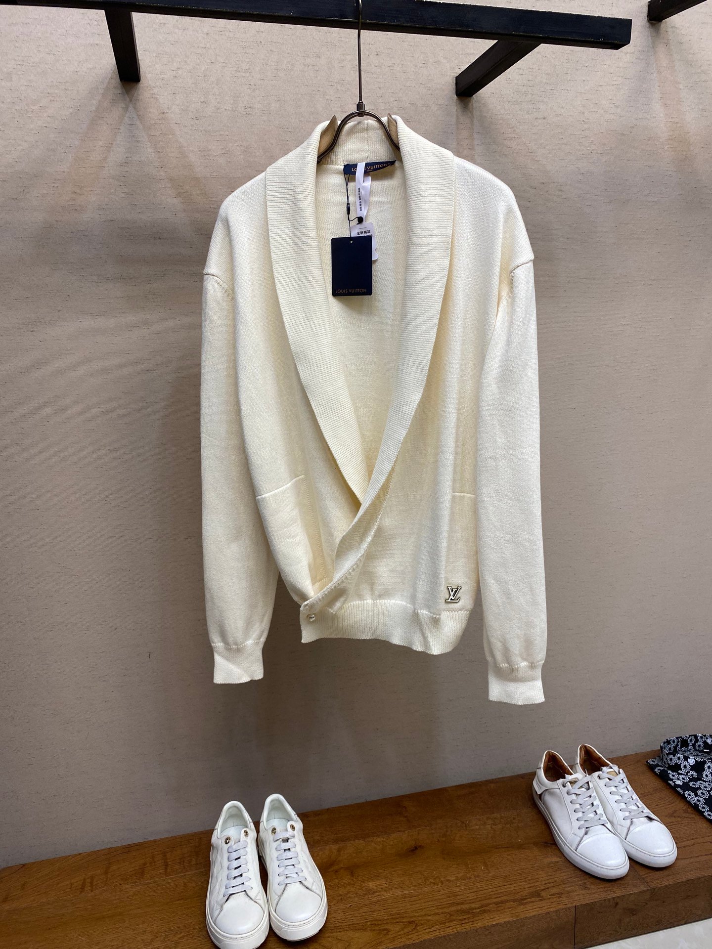 L-Autumn and winter shawl long-sleeved sweater-2411