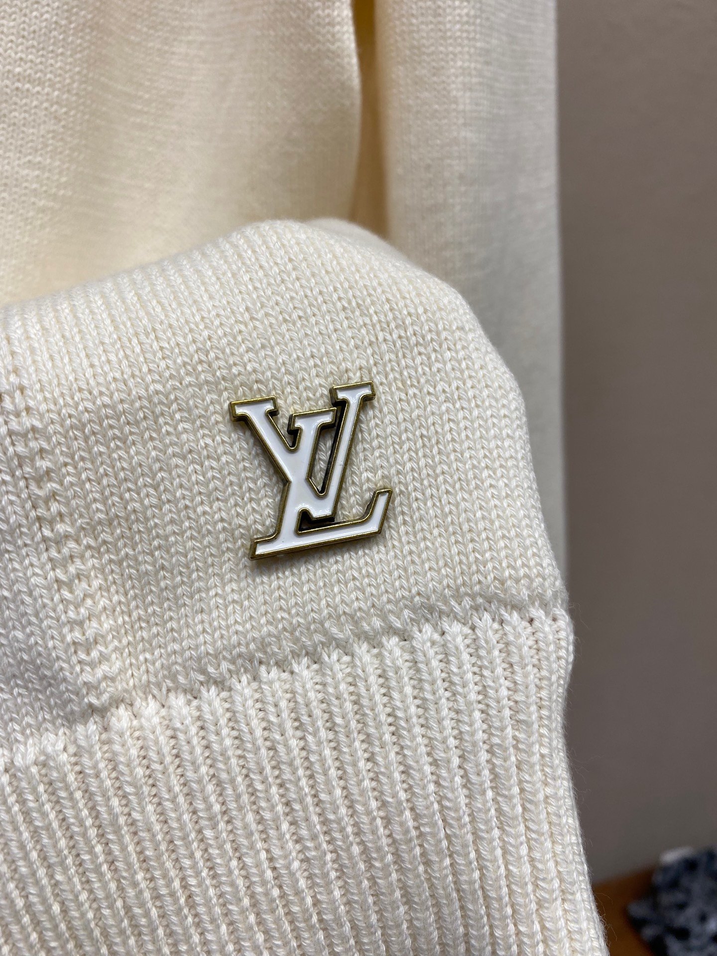 L-Autumn and winter shawl long-sleeved sweater-2411 - Image 5