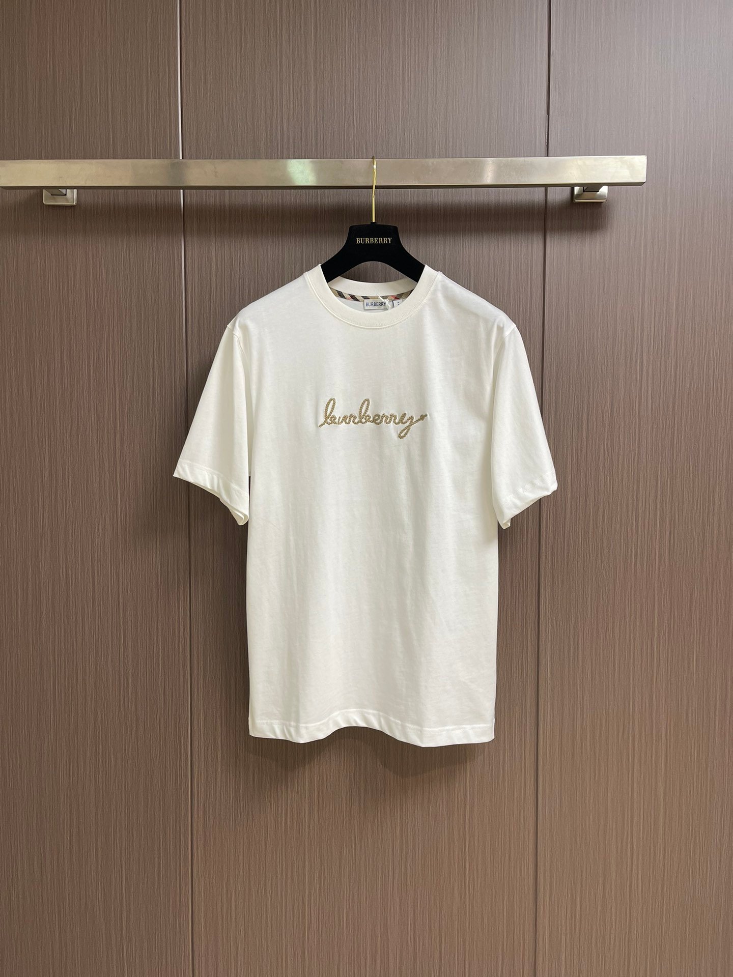 BB-Couples' rope embroidery short-sleeved shirt-2418 - Image 2