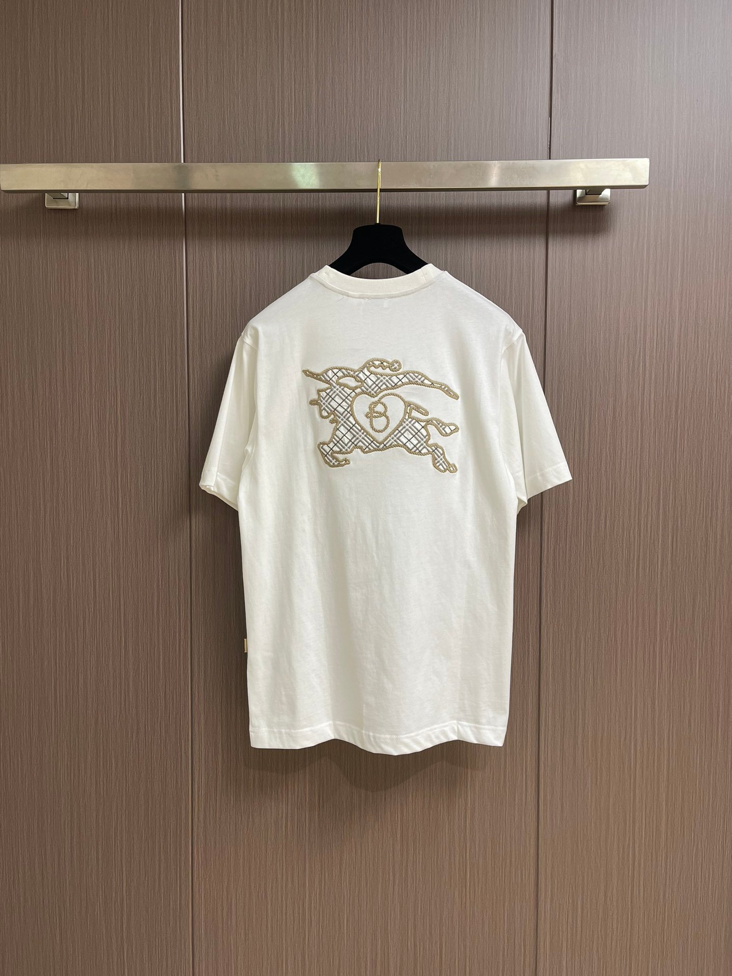 BB-Couples' rope embroidery short-sleeved shirt-2418 - Image 3