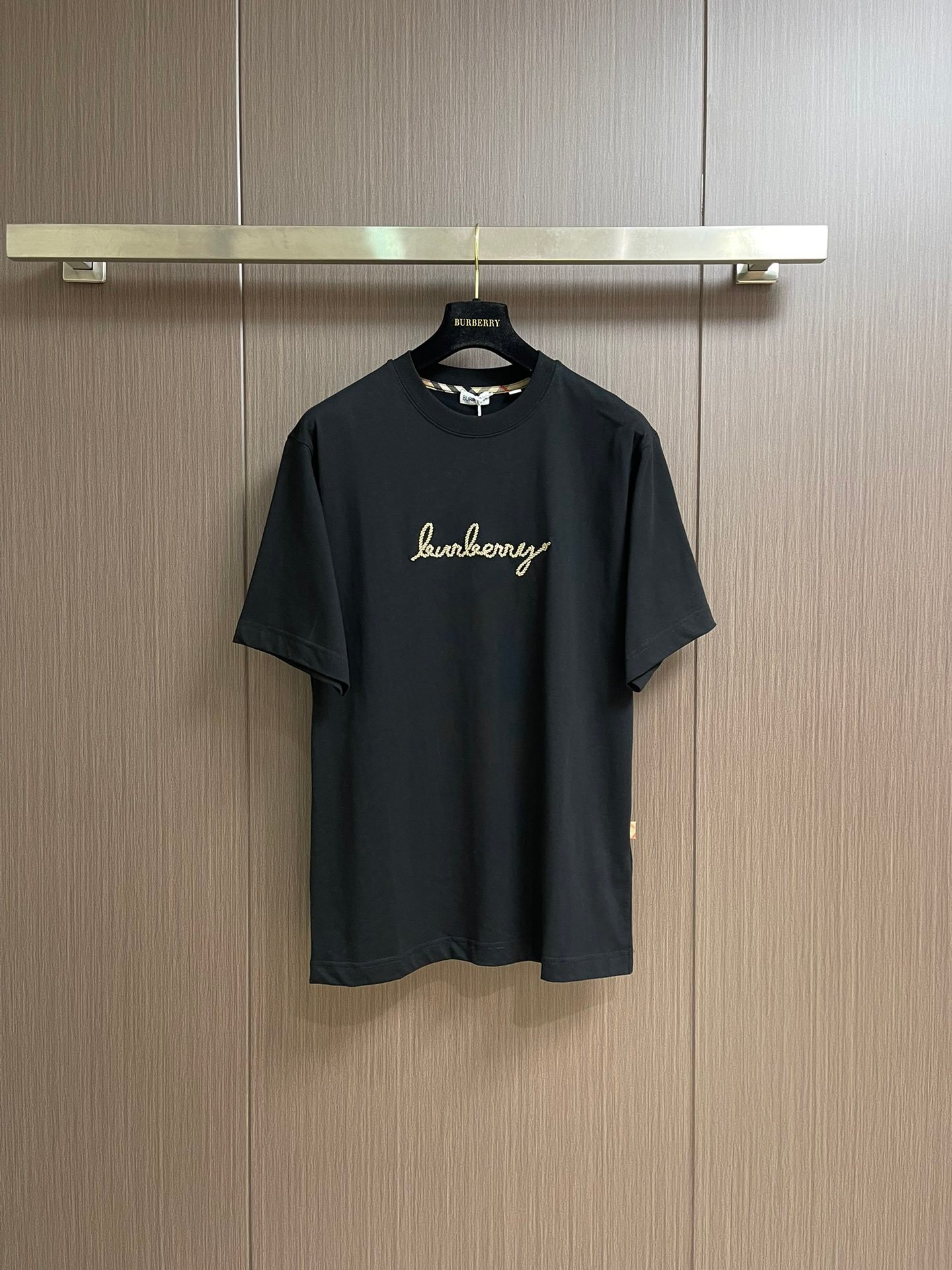 BB-Couples' rope embroidery short-sleeved shirt-2418 - Image 5