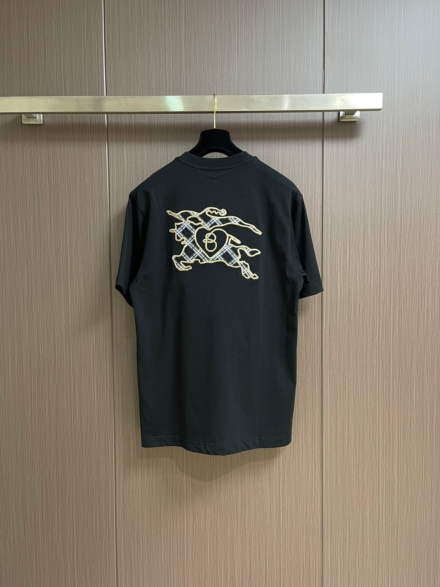 BB-Couples' rope embroidery short-sleeved shirt-2418 - Image 6