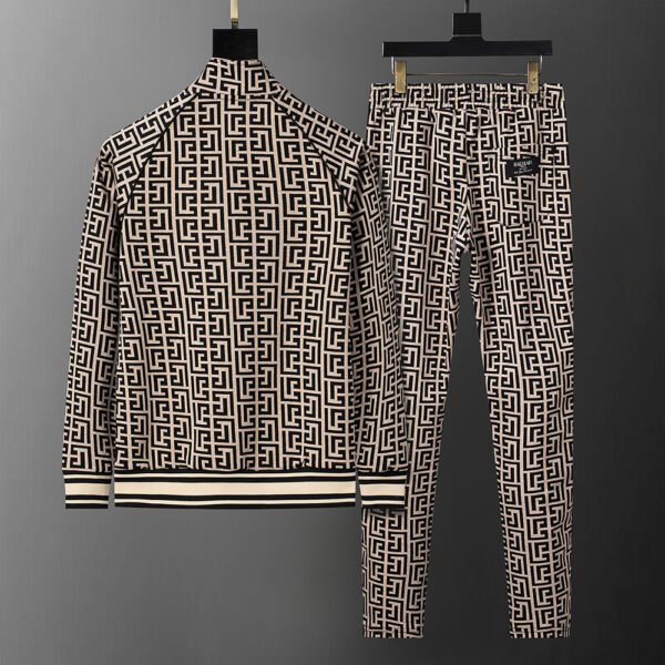 BALMAIN-New fashionable sportswear set-2427 - Image 2