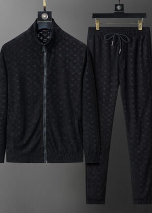 L-Terry cloth jacquard fabric sportswear set-2432