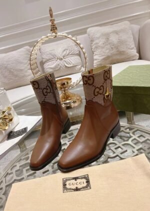 A-G-Best-selling horsebit ankle boots-3509