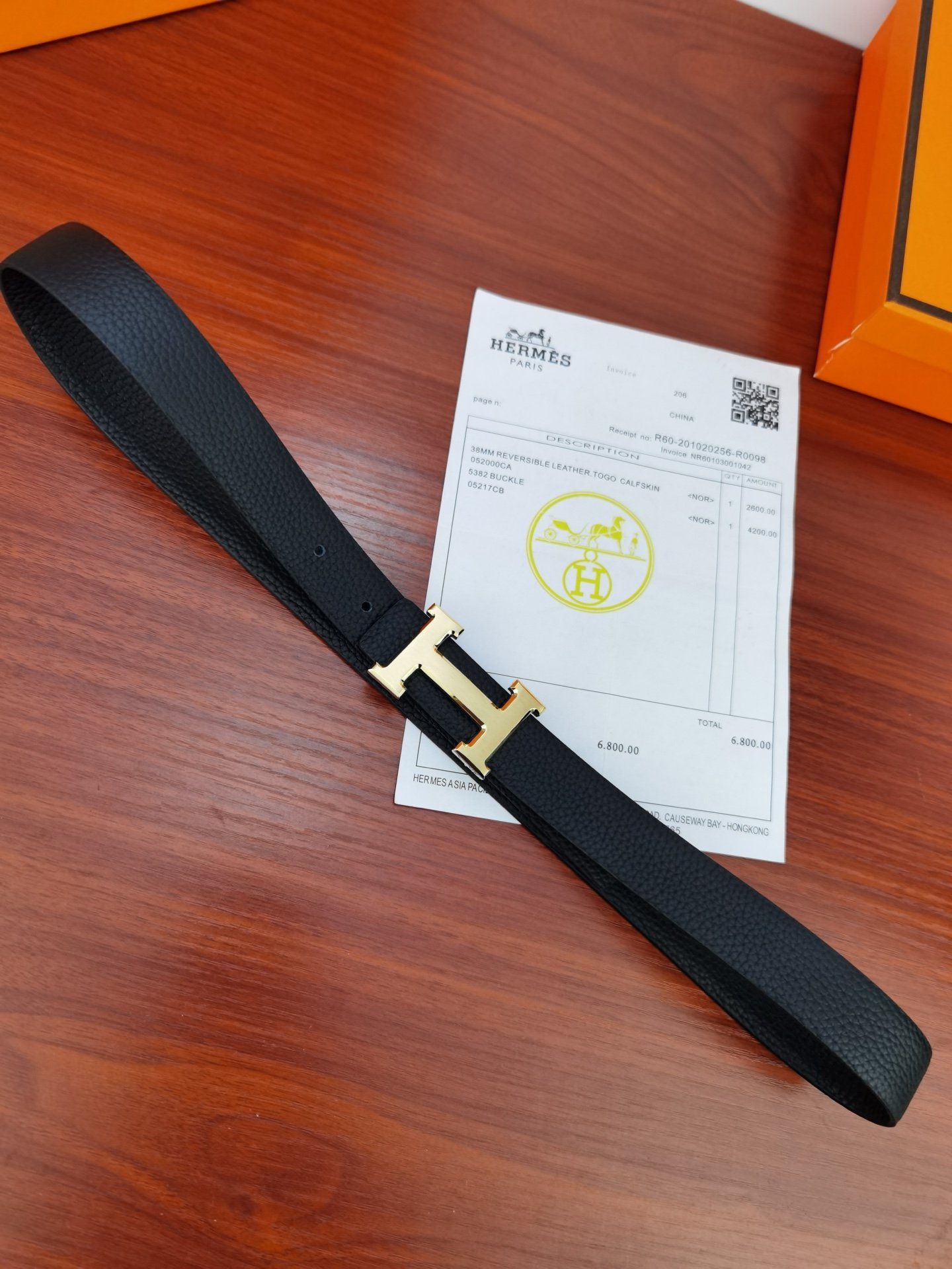 H-New cowhide belt-482 - Image 3