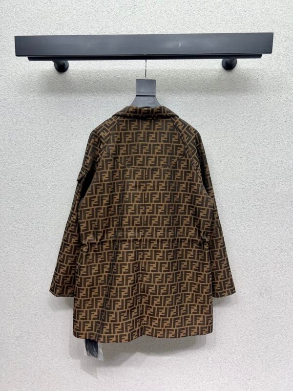 F-High-quality new short trench coat-2436 - Image 4