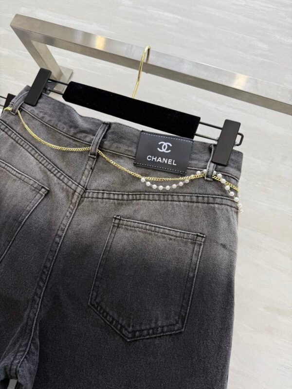 C-Classic metal waist chain jeans-2441 - Image 4