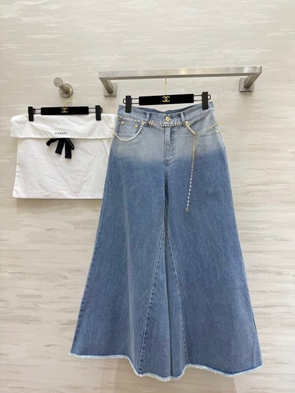 C-Classic metal waist chain jeans-2441 - Image 5