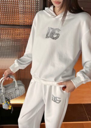 DG-High-quality hot stamping casual sportswear set-2454