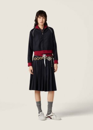 M-High-quality wool college-style suit-2455