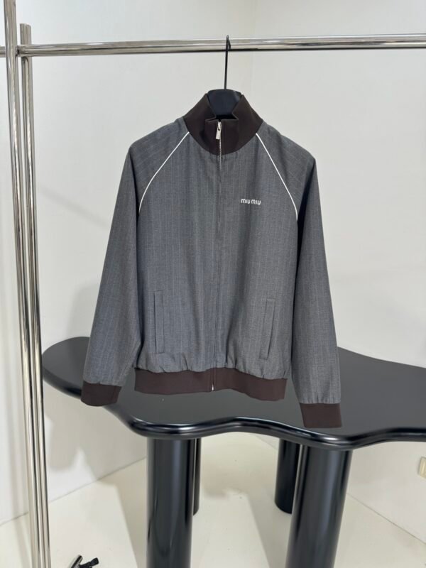 M-Gray Series - High-quality fine stripe zipper set-2468 - Image 3