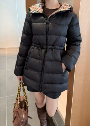 BB-New drawstring waist down jacket-2474