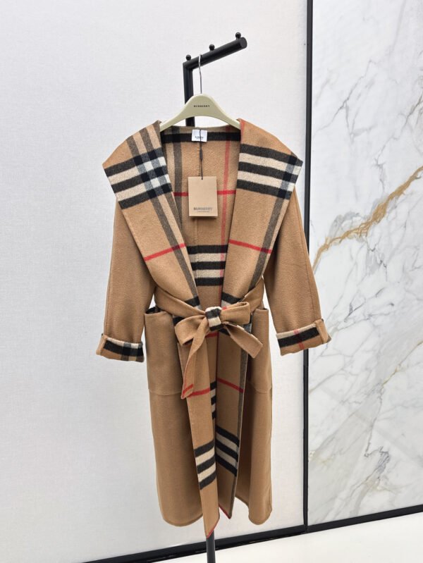 BB-High-quality double-sided wool hooded coat-2491