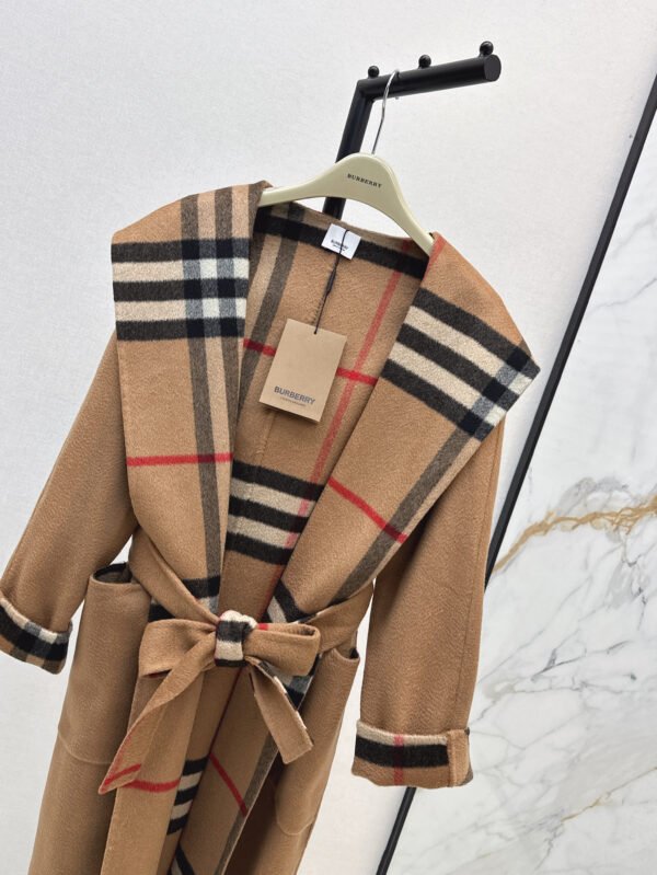 BB-High-quality double-sided wool hooded coat-2491 - Image 2