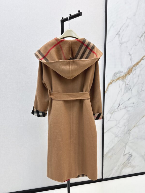 BB-High-quality double-sided wool hooded coat-2491 - Image 5