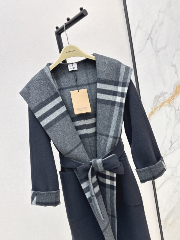 BB-High-quality double-sided wool hooded coat-2491 - Image 7