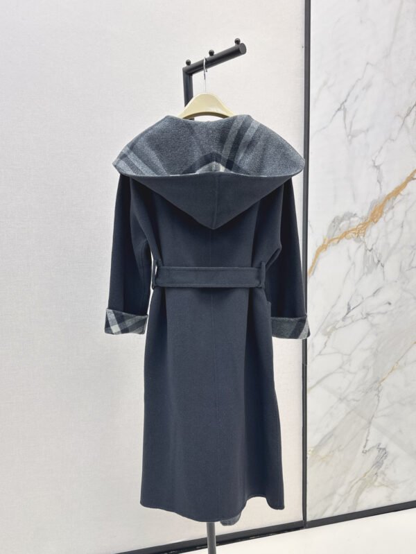 BB-High-quality double-sided wool hooded coat-2491 - Image 8