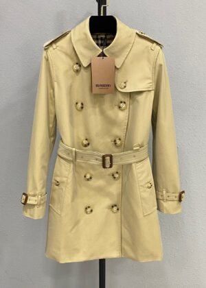 BB-High-quality short trench coat-2493