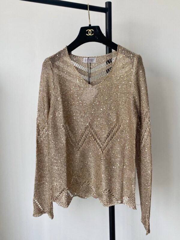 BC-High-quality sequined long sleeves-2497