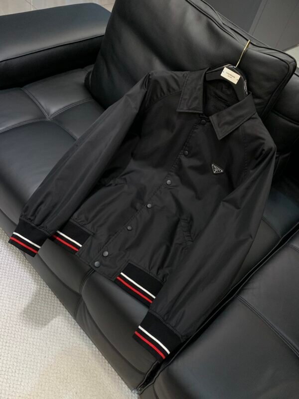 P-Fashionable casual jacket with lapel collar-2513 - Image 4