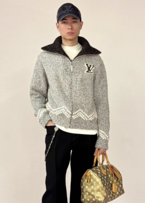 L-New heavy wool zipper jacket-2515