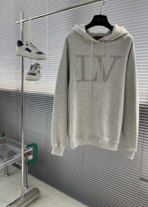 L-Rhinestone Rhinestone Hooded Sweatshirt-2526