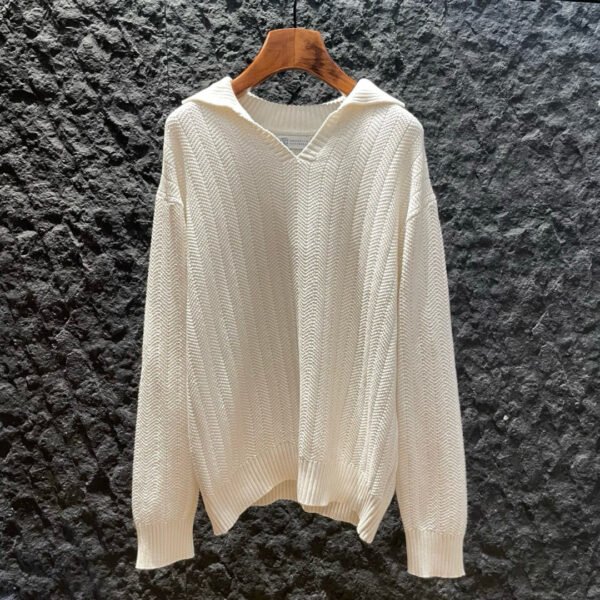 BC-High Quality Lapel Knit Long Sleeve  -2544 - Image 2