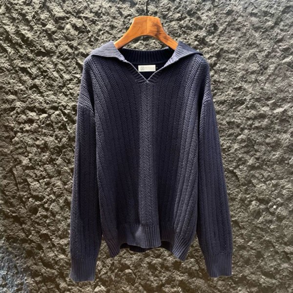 BC-High Quality Lapel Knit Long Sleeve  -2544 - Image 6