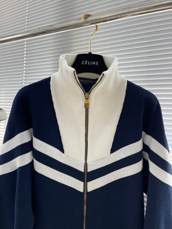 L-High-Quality Knit Zipper Sweater-2561 - Image 2