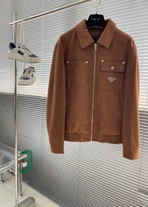 P-High-quality 1:1 suede jacket-2572