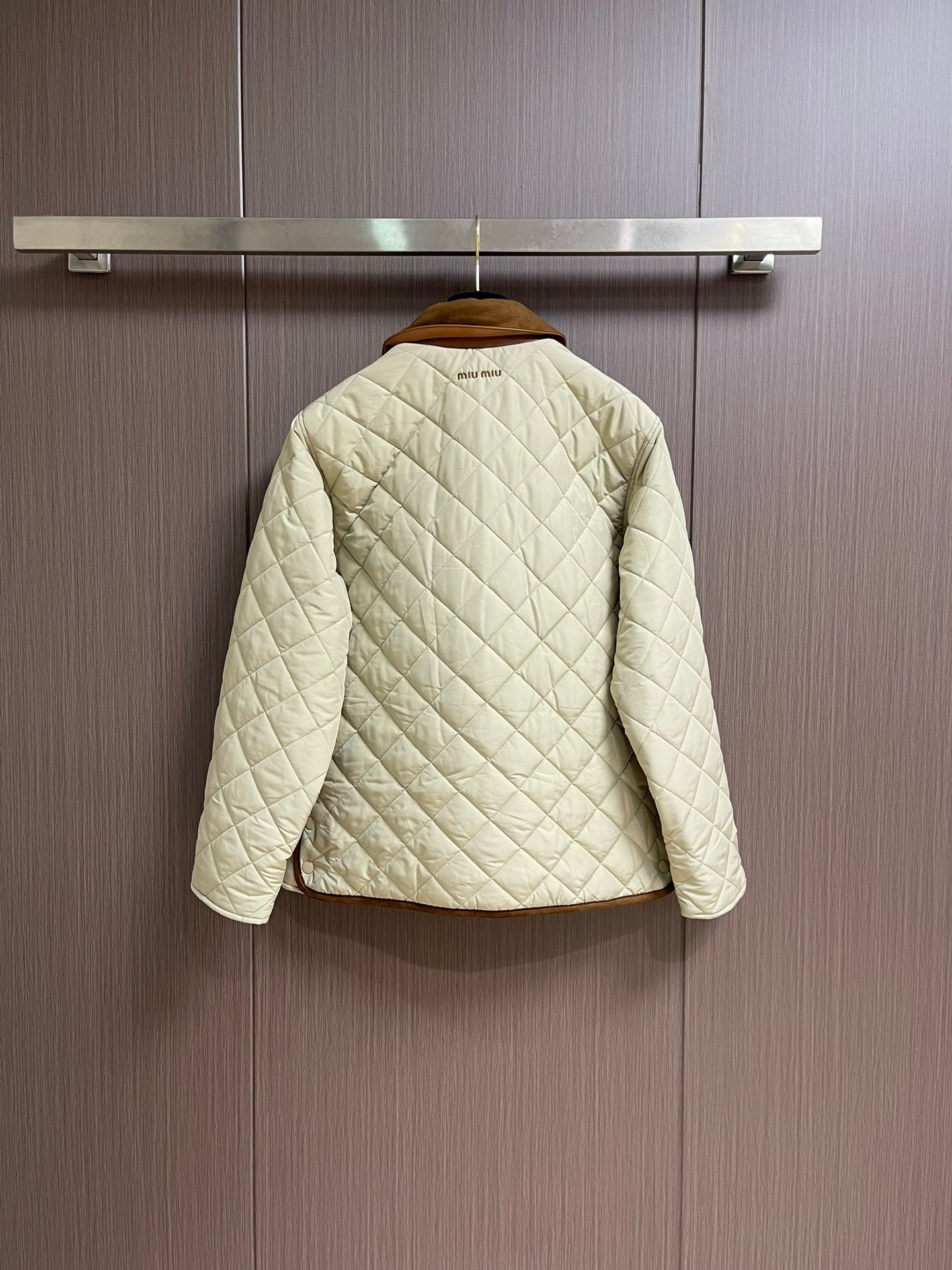 M-Premium 1:1 Diamond Quilted Cotton Jacket-2585 - Image 2