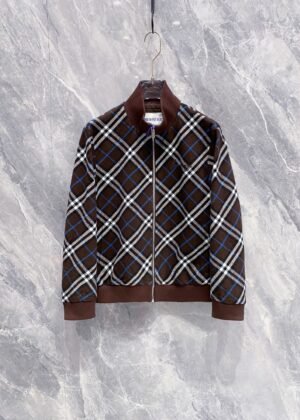 B-High-quality 1:1 checkered jacket-2586